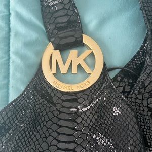 Michael Kors Snake Skin Print Shoulder Bag